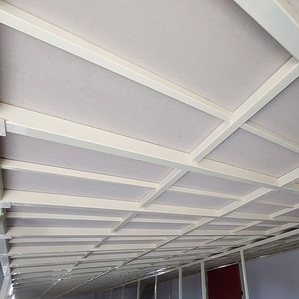 Plastic corrugated sheet in roofing